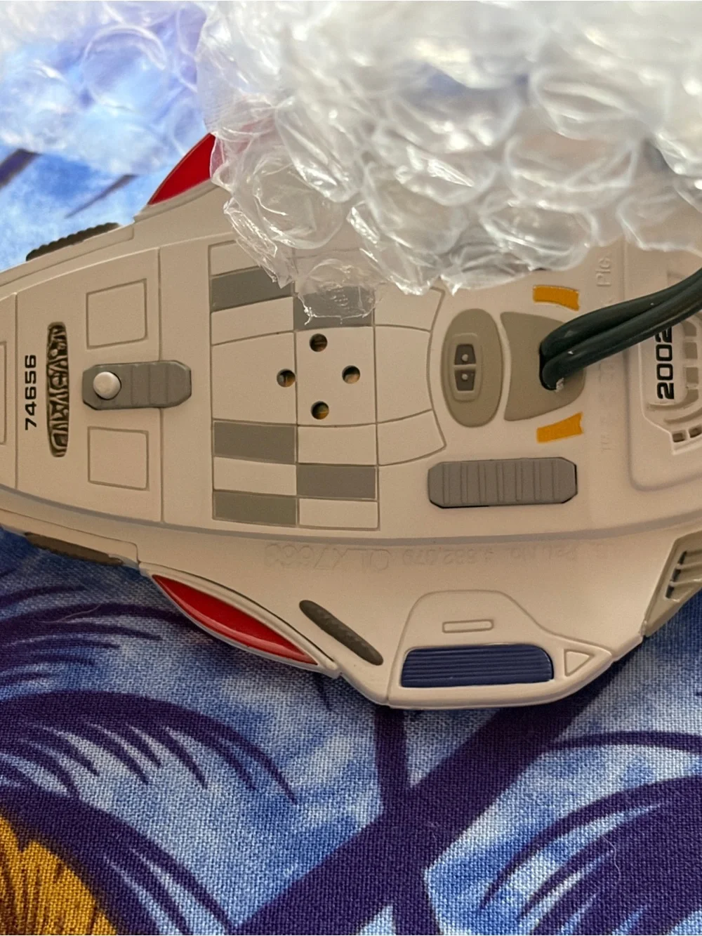 Hallmark Delta Flyer Ornament - White, Red, Blue